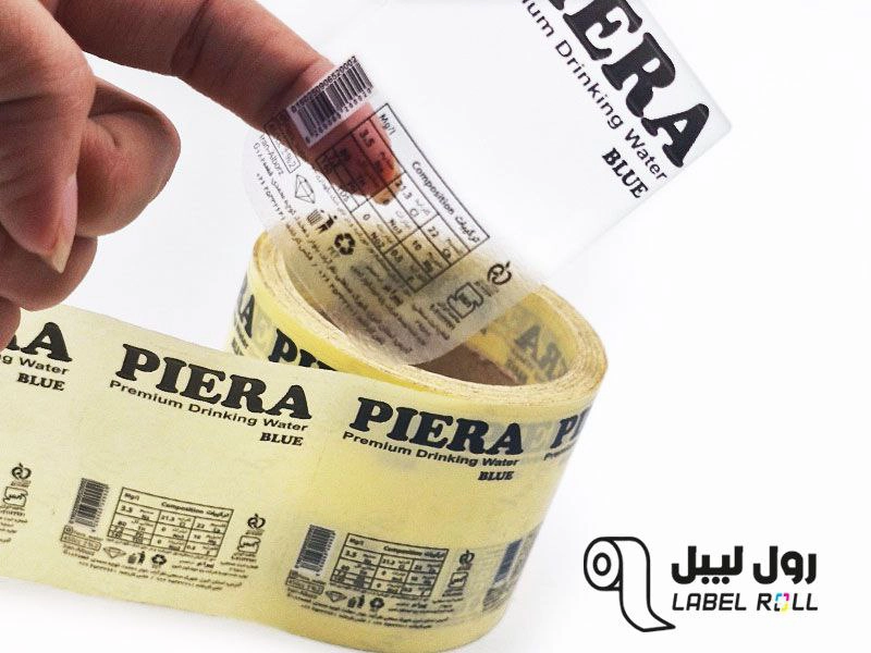 چاپ لیبل شفاف