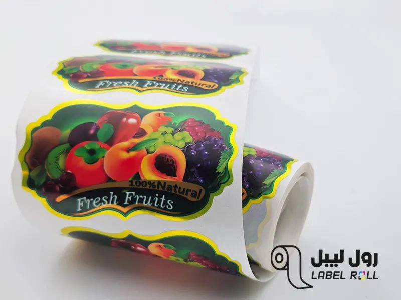 لیبل رولی صنایع غذایی