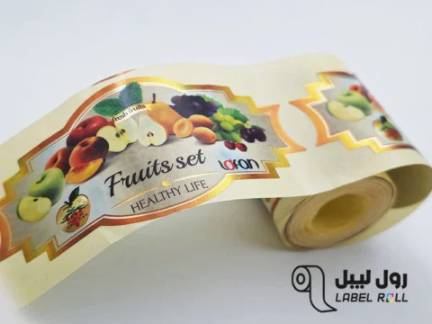 لیبل رولی صنایع غذایی