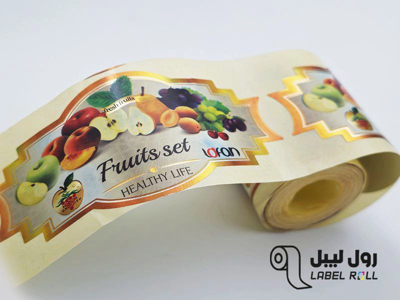 لیبل رولی صنایع غذایی